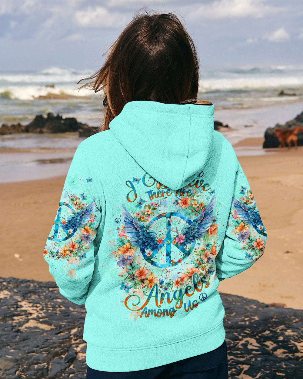 I BELIEVE THERE ARE ANGELS AMONG US WINGS ALL OVER PRINT - TLNT2712242