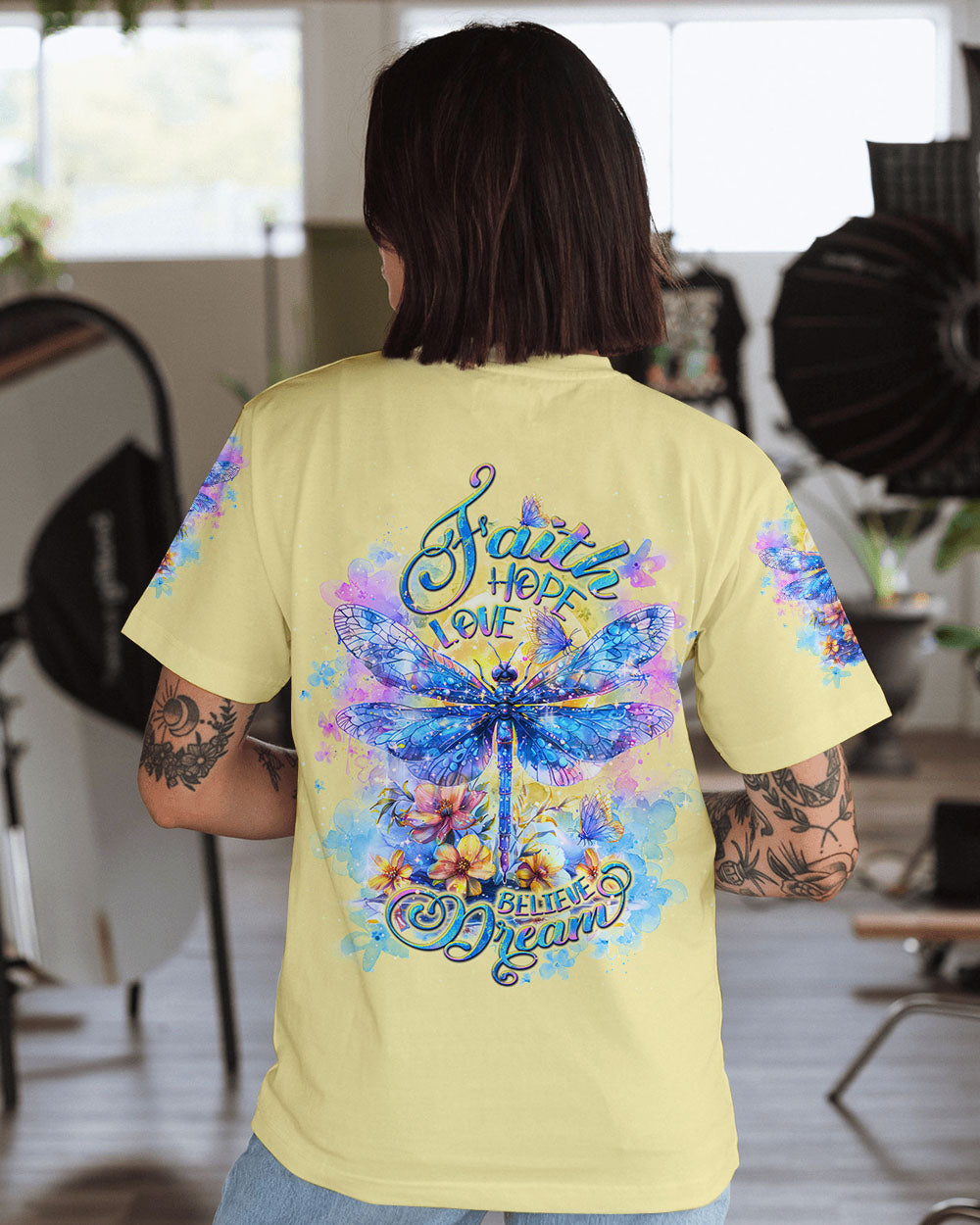 FAITH HOPE LOVE DRAGONFLY ALL OVER PRINT - TLNT2803242