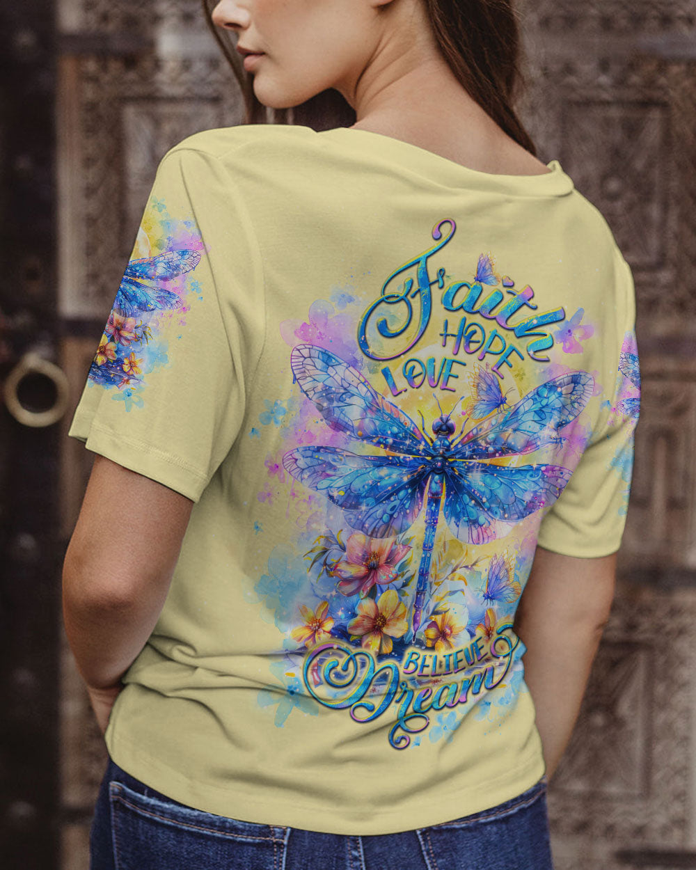 FAITH HOPE LOVE DRAGONFLY ALL OVER PRINT - TLNT2803242