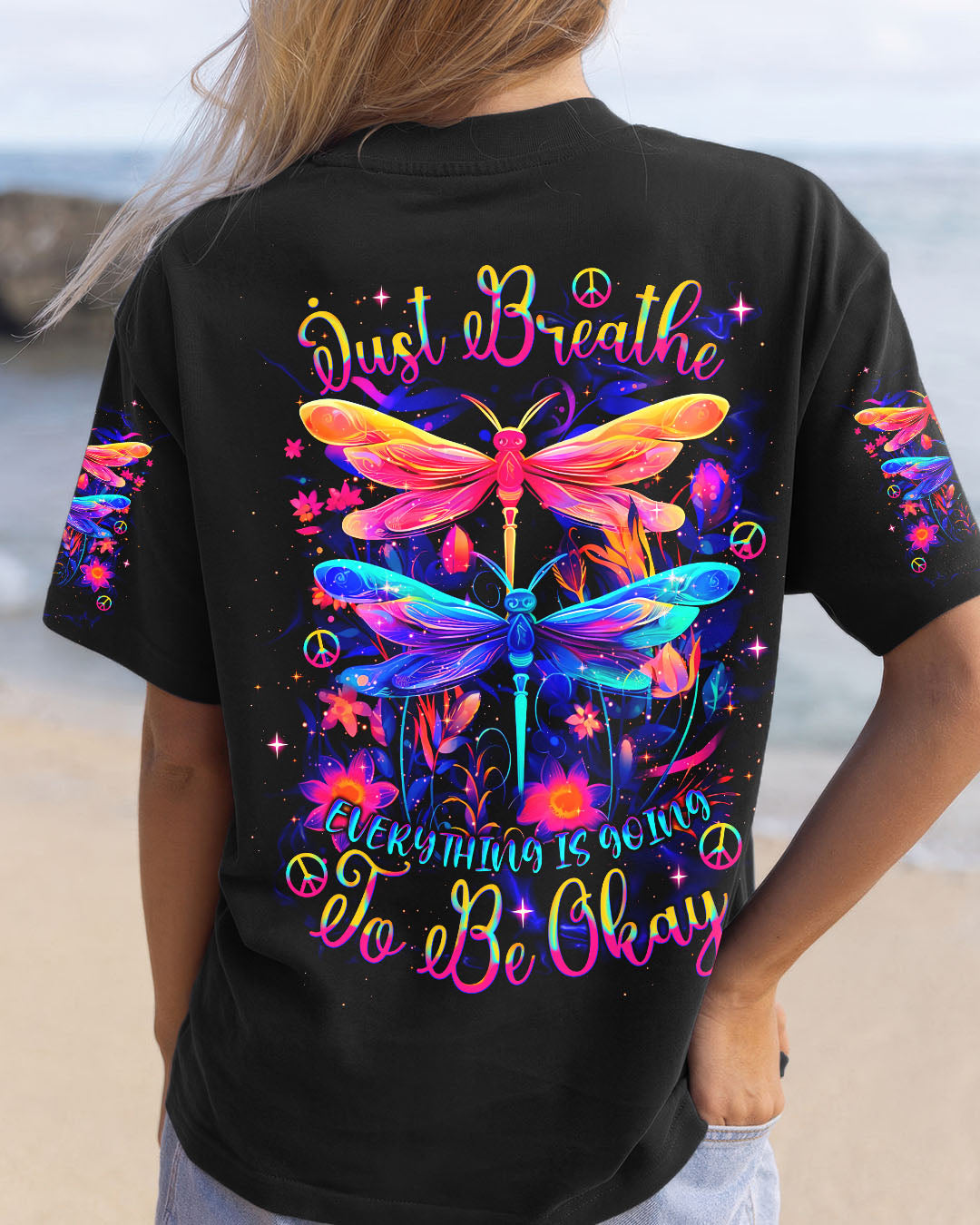 JUST BREATHE DRAGONFLY ALL OVER PRINT - TLNT2803254