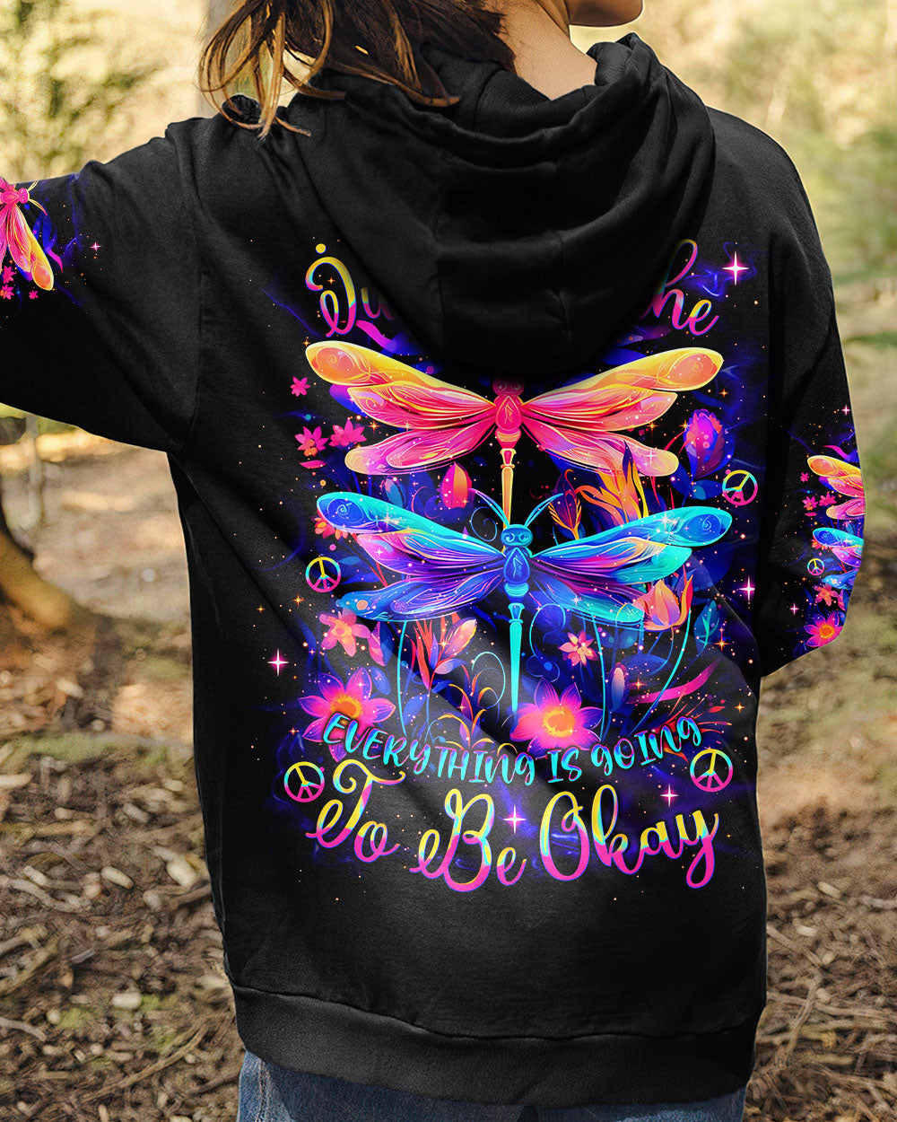 JUST BREATHE DRAGONFLY ALL OVER PRINT - TLNT2803254