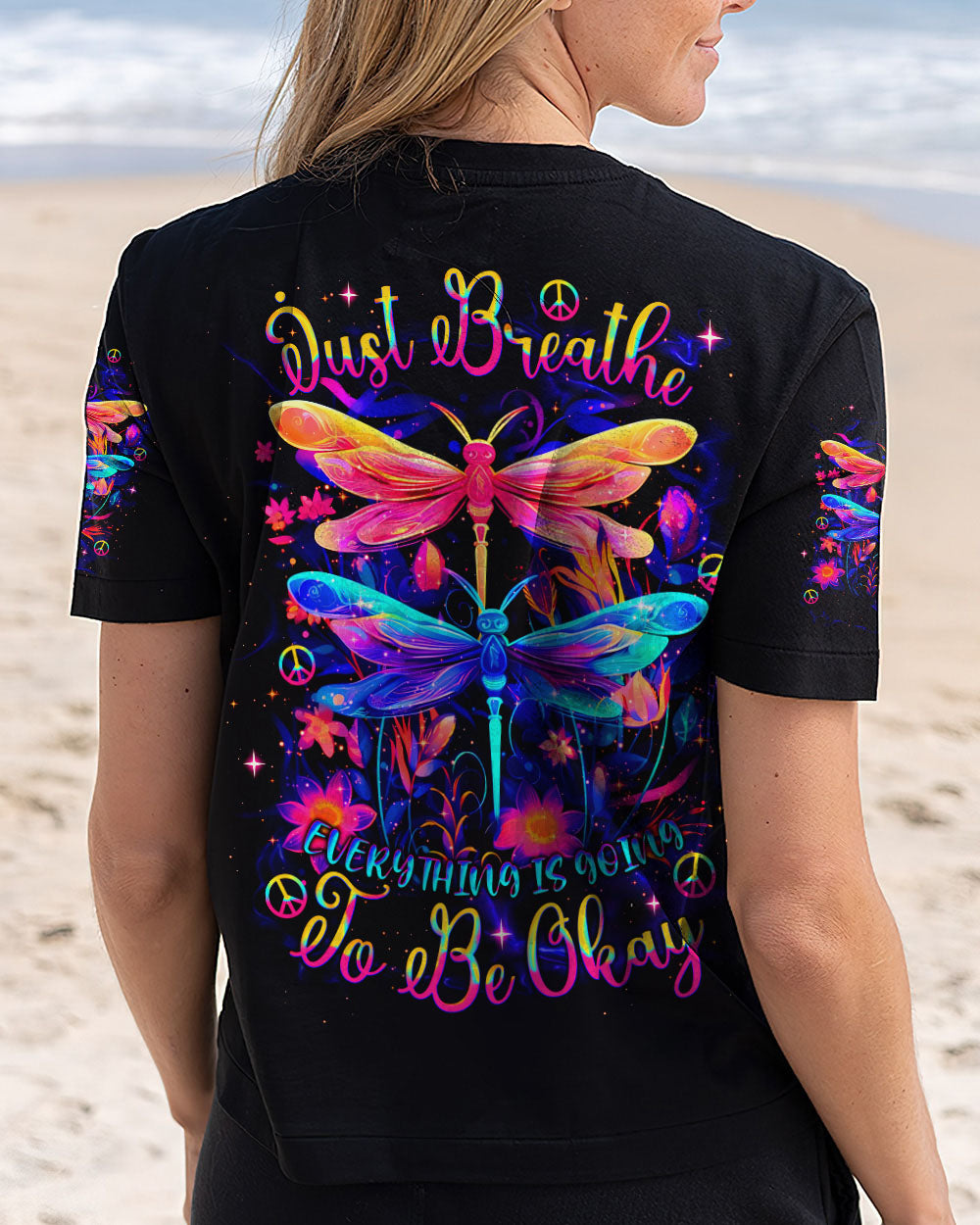 JUST BREATHE DRAGONFLY ALL OVER PRINT - TLNT2803254