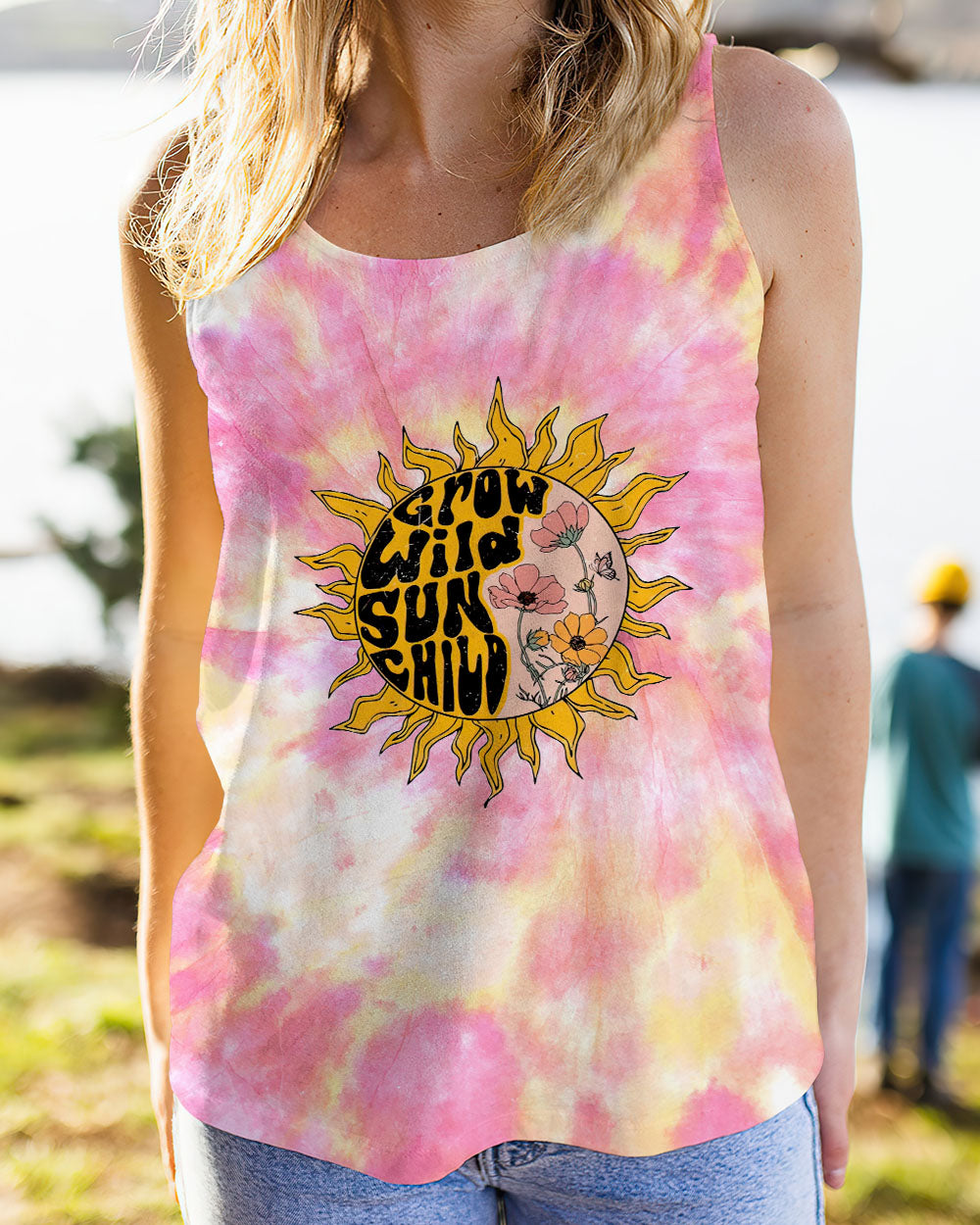 GROW WILD SUN CHILD TIE DYE ALL OVER PRINT - TLNT2806231