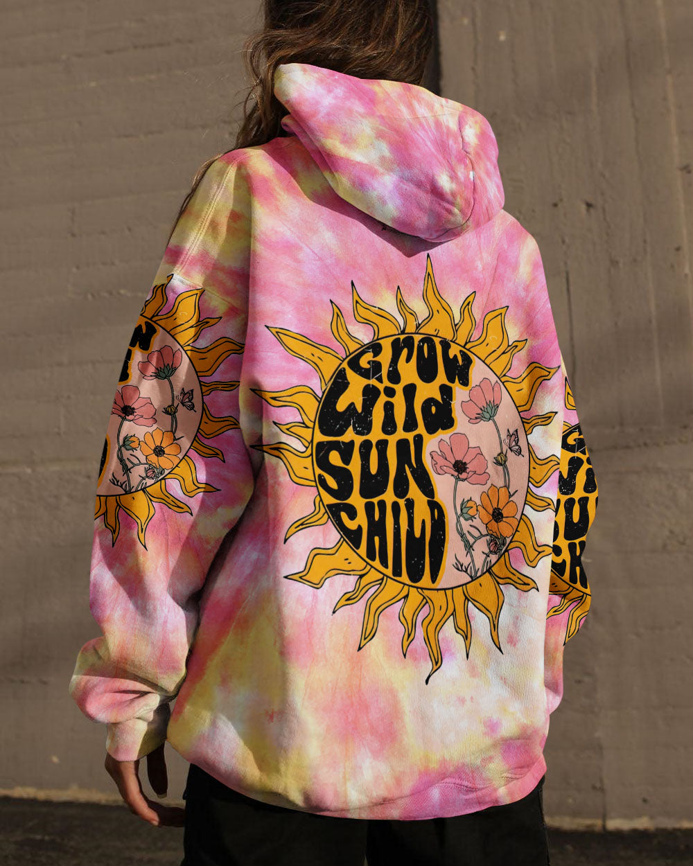 GROW WILD SUN CHILD TIE DYE ALL OVER PRINT - TLNT2806231