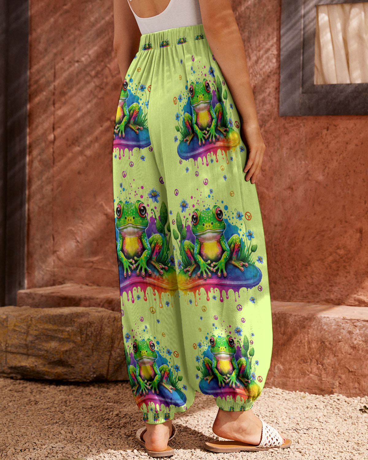 BE YOU THE WORLD WILL ADJUST FROG ALL OVER PRINT - TLNT2808234