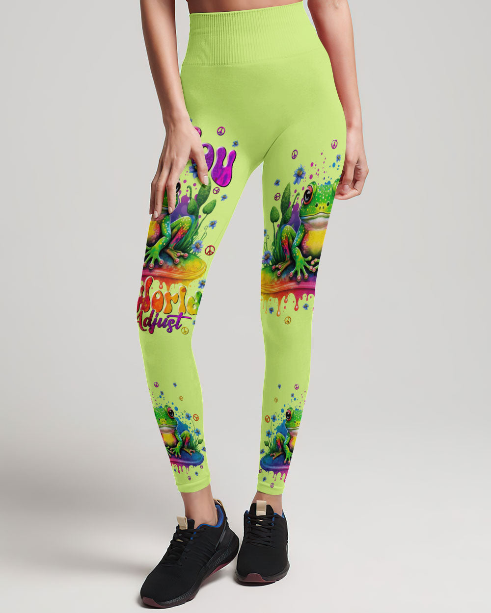BE YOU THE WORLD WILL ADJUST FROG ALL OVER PRINT - TLNT2808234