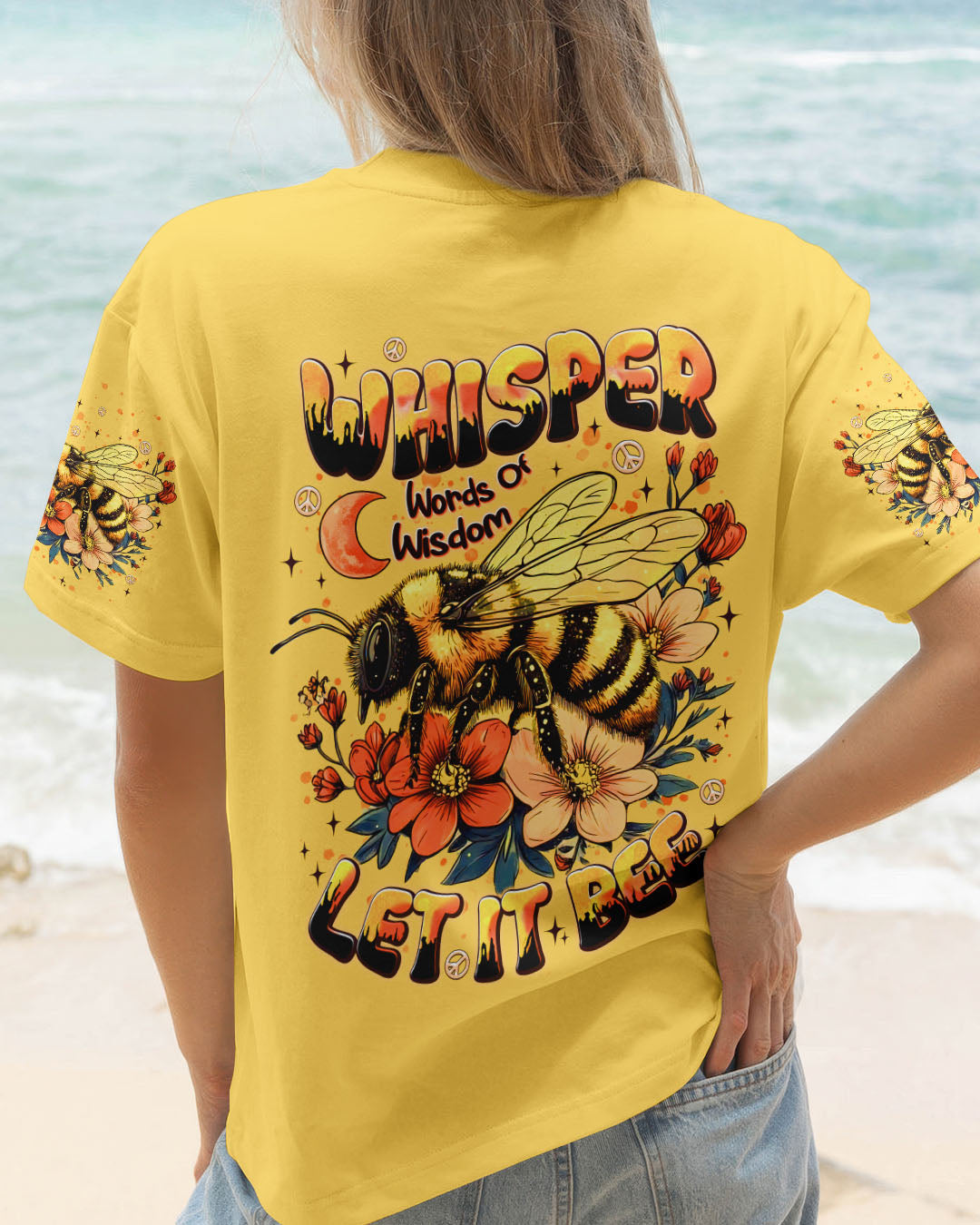 WHISPER WORDS OF WISDOM LET IT BEE  ALL OVER PRINT  - TLNT2910253