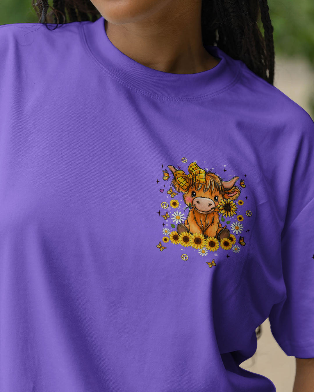 SORTA SWEET BUT MOODY COW ALL OVER PRINT - TLNT3010252