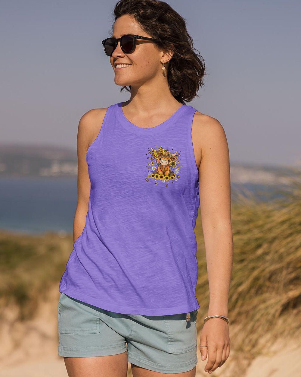 SORTA SWEET BUT MOODY COW ALL OVER PRINT - TLNT3010252