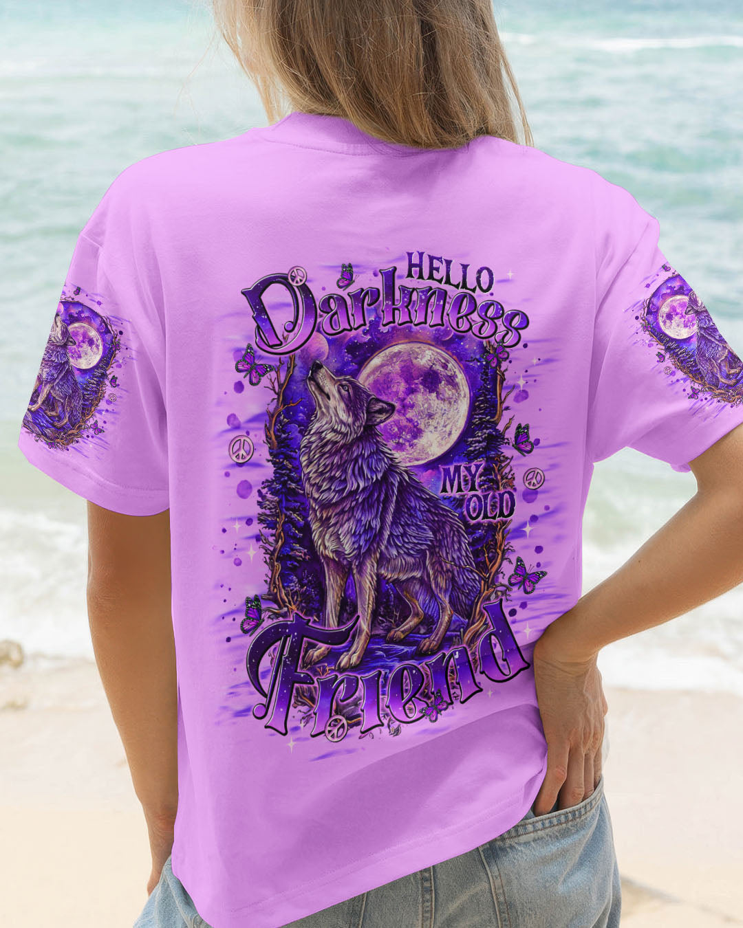 HELLO DARKNESS MY OLD FRIEND WOLF ALL OVER PRINT - TLNT3110252