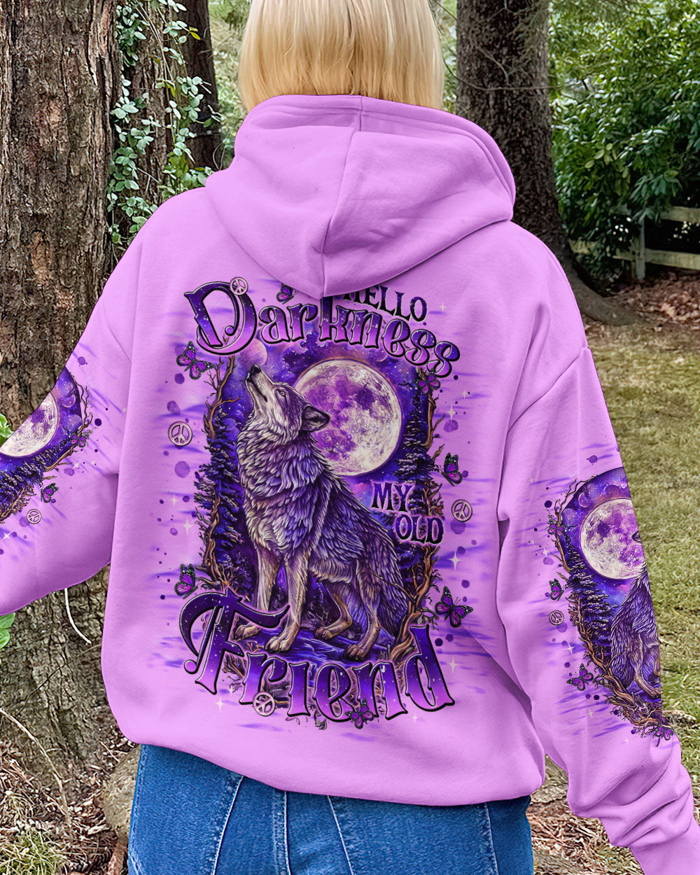 HELLO DARKNESS MY OLD FRIEND WOLF ALL OVER PRINT - TLNT3110252