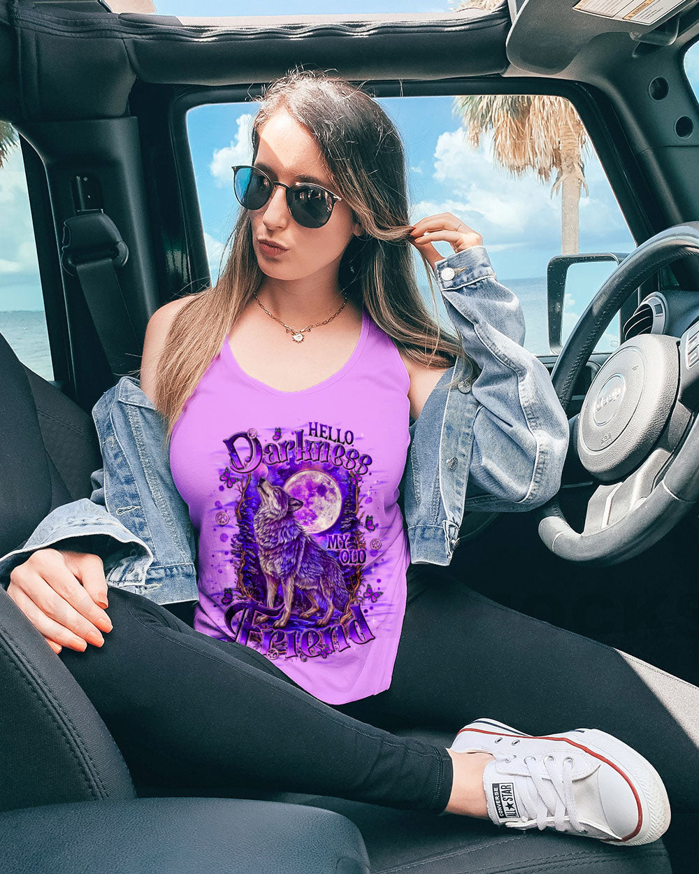 HELLO DARKNESS MY OLD FRIEND WOLF ALL OVER PRINT - TLNT3110252