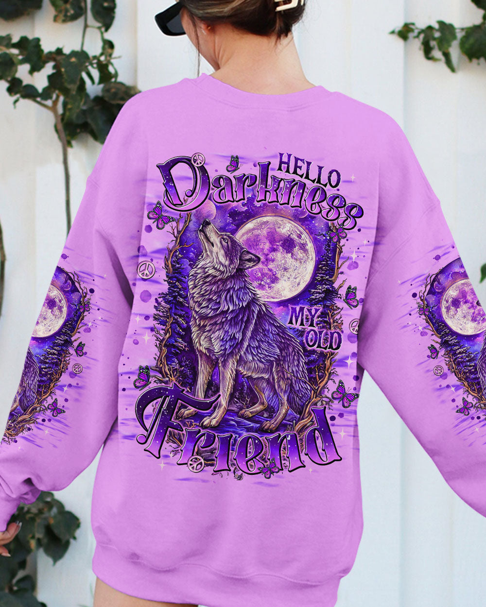 HELLO DARKNESS MY OLD FRIEND WOLF ALL OVER PRINT - TLNT3110252