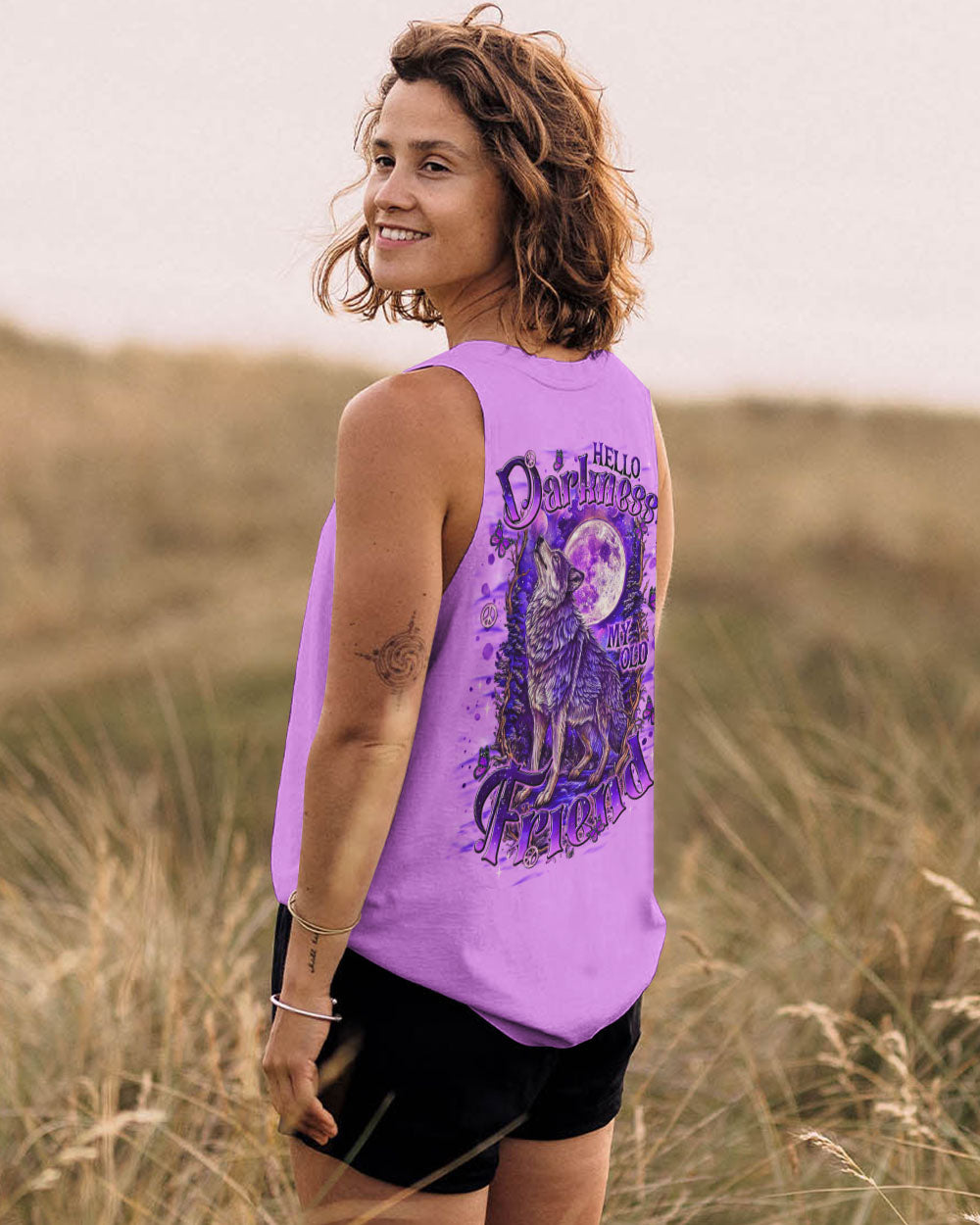HELLO DARKNESS MY OLD FRIEND WOLF ALL OVER PRINT - TLNT3110252