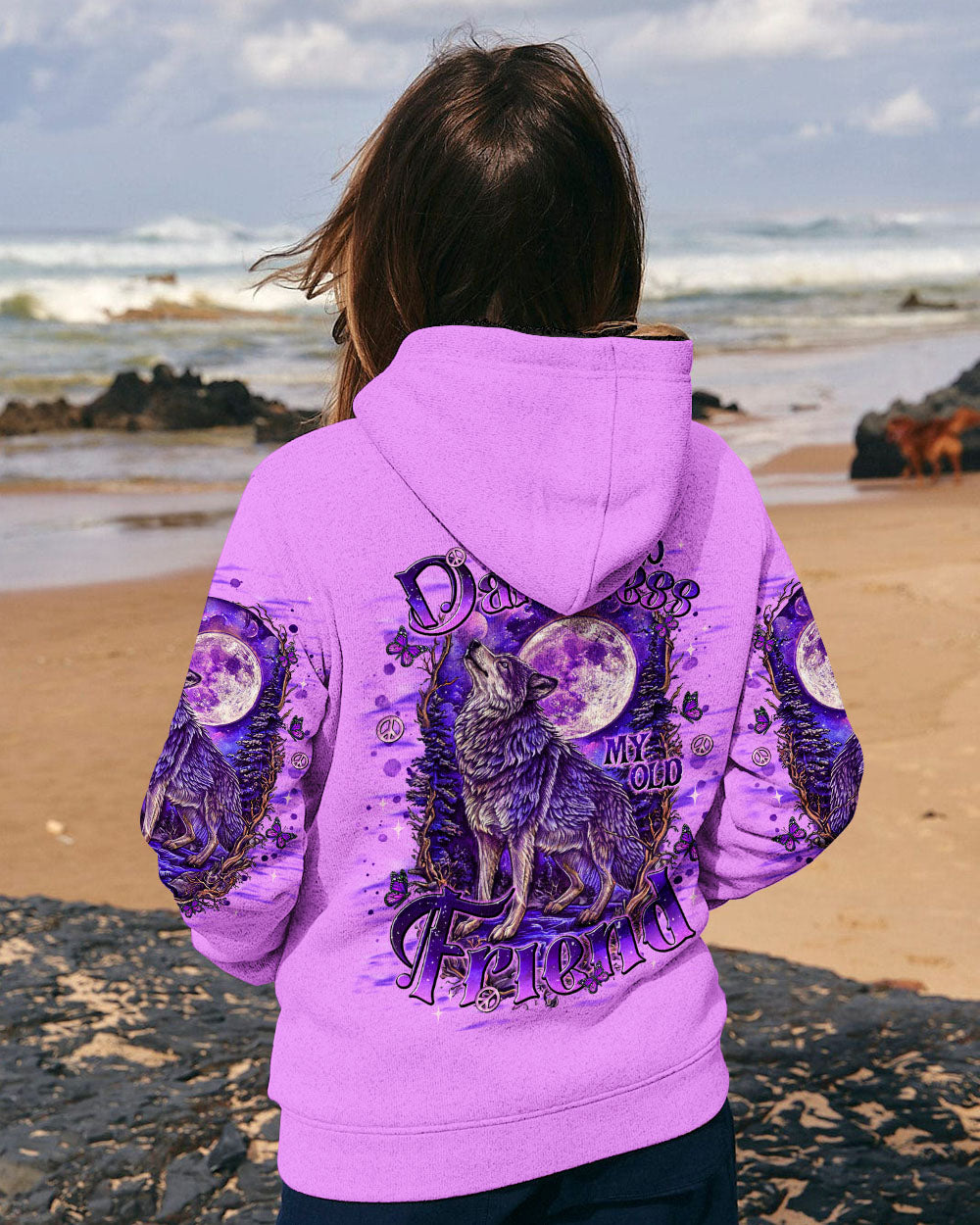 HELLO DARKNESS MY OLD FRIEND WOLF ALL OVER PRINT - TLNT3110252