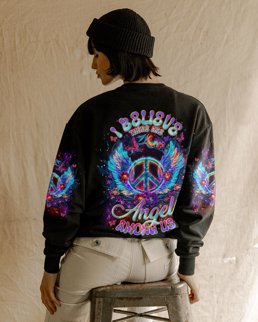 I BELIEVE THERE ARE ANGELS AMONG US WINGS ALL OVER PRINT - TLNT3112242