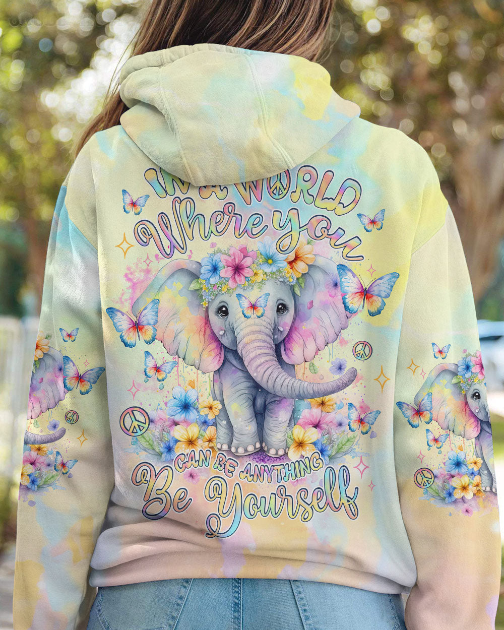 BE YOURSELF ELEPHANT ALL OVER PRINT - TLNZ0103243