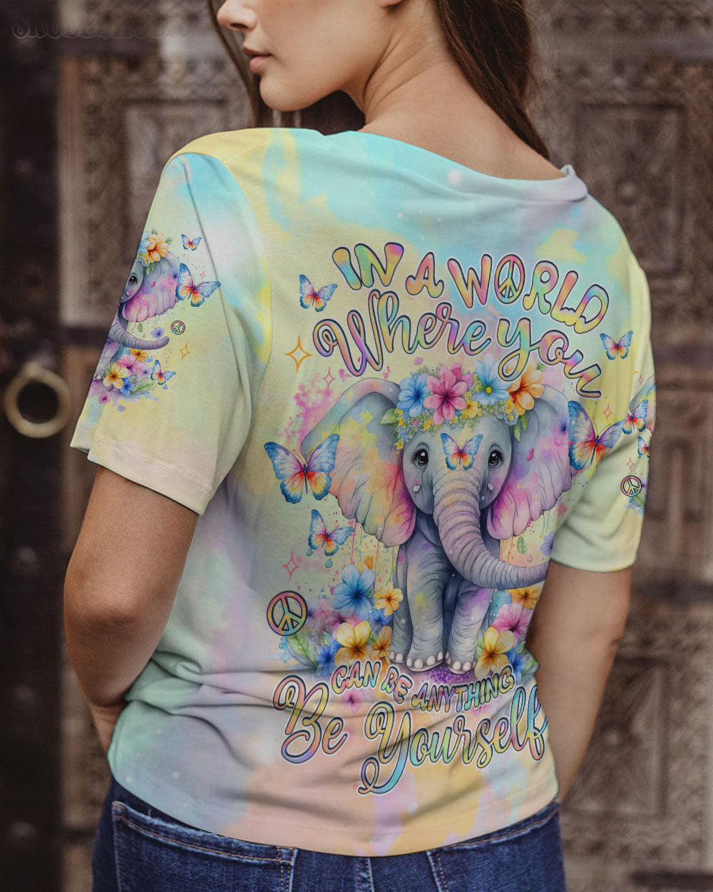 BE YOURSELF ELEPHANT ALL OVER PRINT - TLNZ0103243