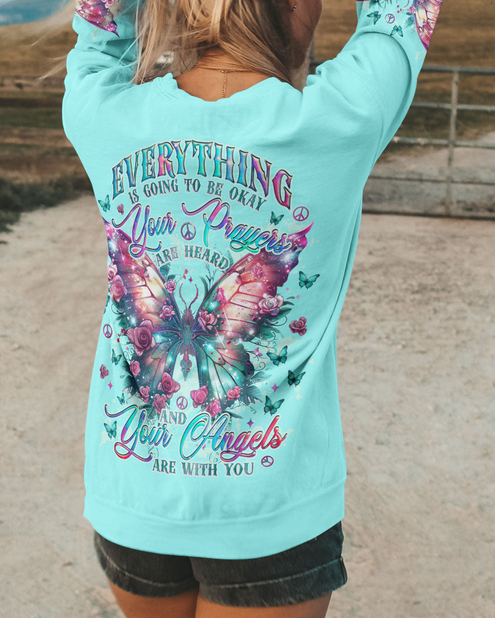 YOUR ANGELS ARE WITH YOU ALL OVER PRINT - TLNZ0104244
