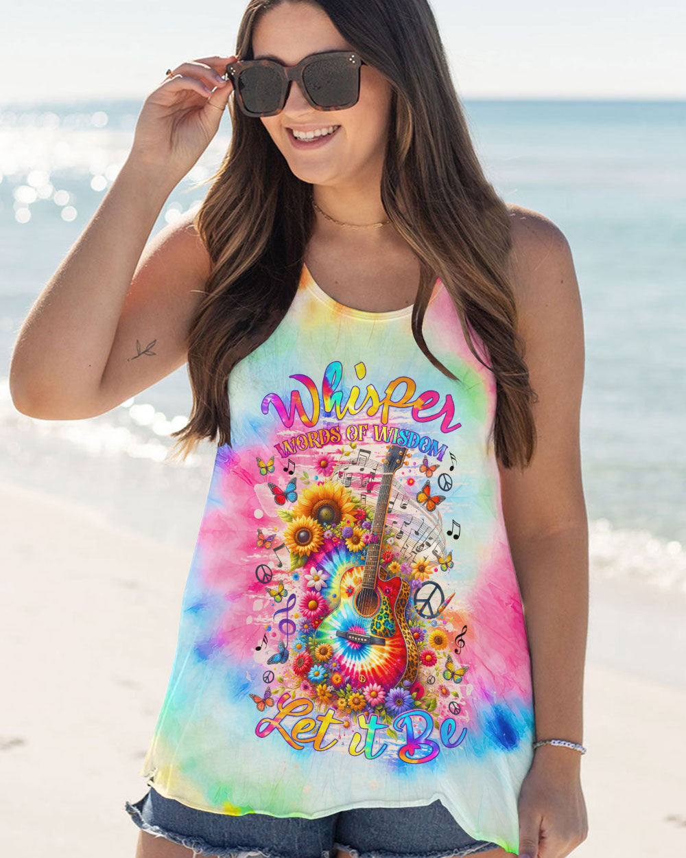 WHISPER WORDS OF WISDOM LEOPARD GUITAR ALL OVER PRINT - TLNZ0112231