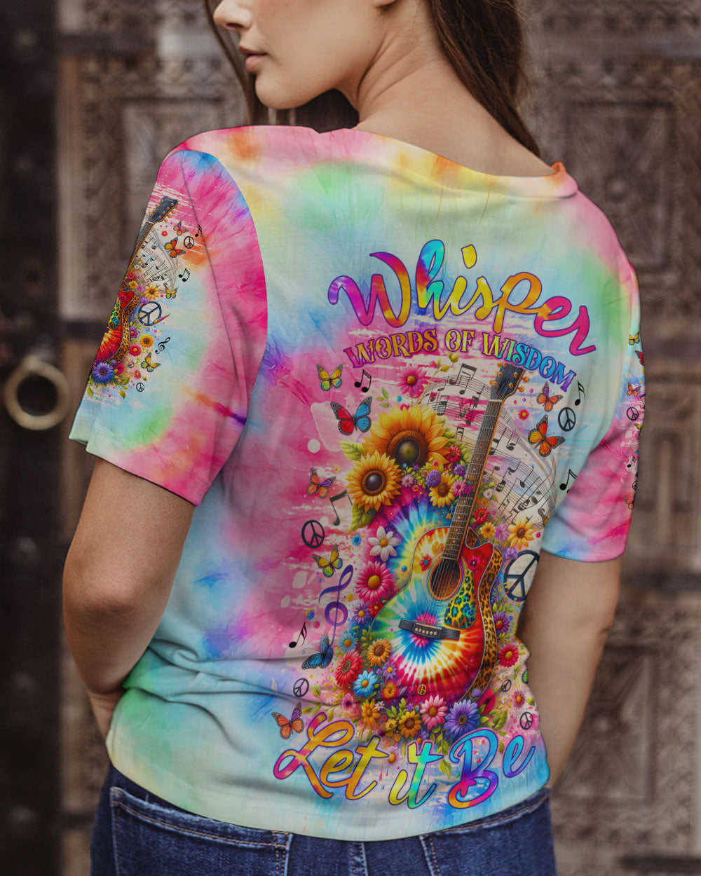 WHISPER WORDS OF WISDOM LEOPARD GUITAR ALL OVER PRINT - TLNZ0112231