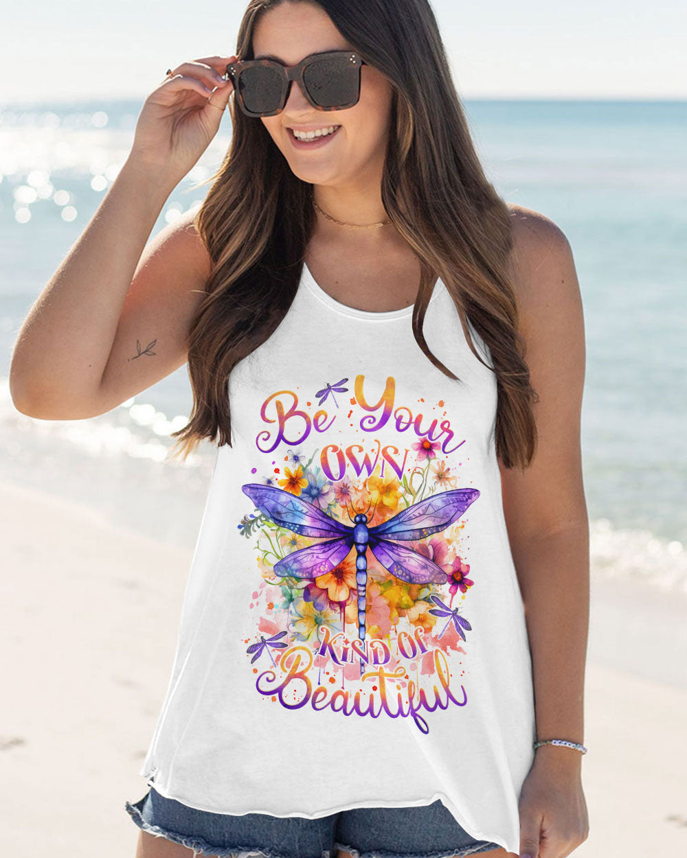 BE YOUR OWN KIND OF BEAUTIFUL DRAGONFLY ALL OVER PRINT - TLNZ0201244