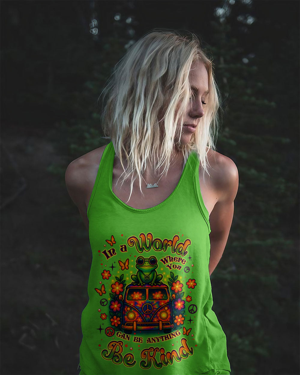 BE KIND FROG BUS ALL OVER PRINT - TLNZ0206253