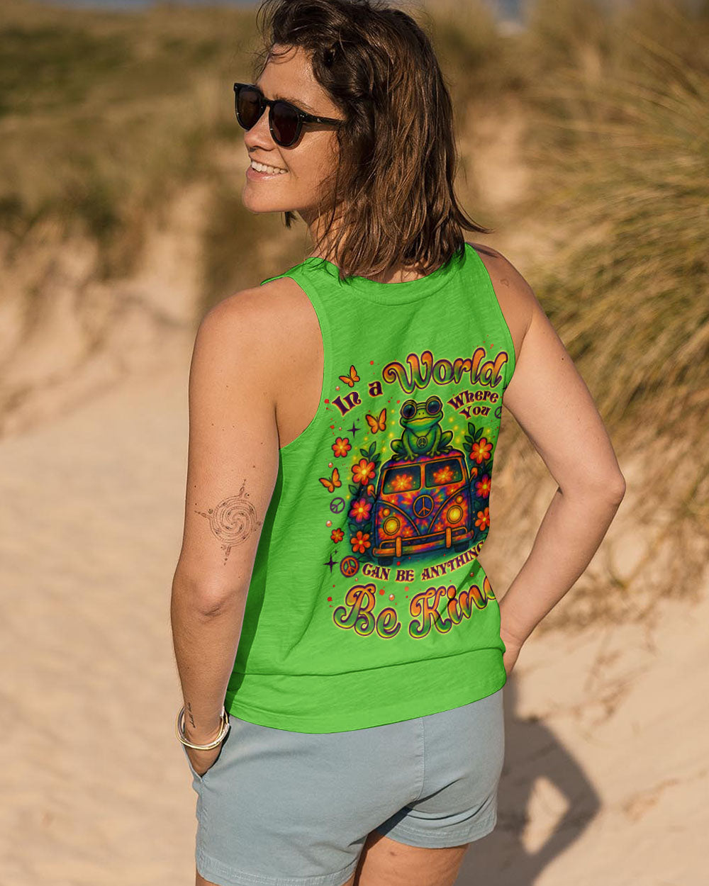 BE KIND FROG BUS ALL OVER PRINT - TLNZ0206253