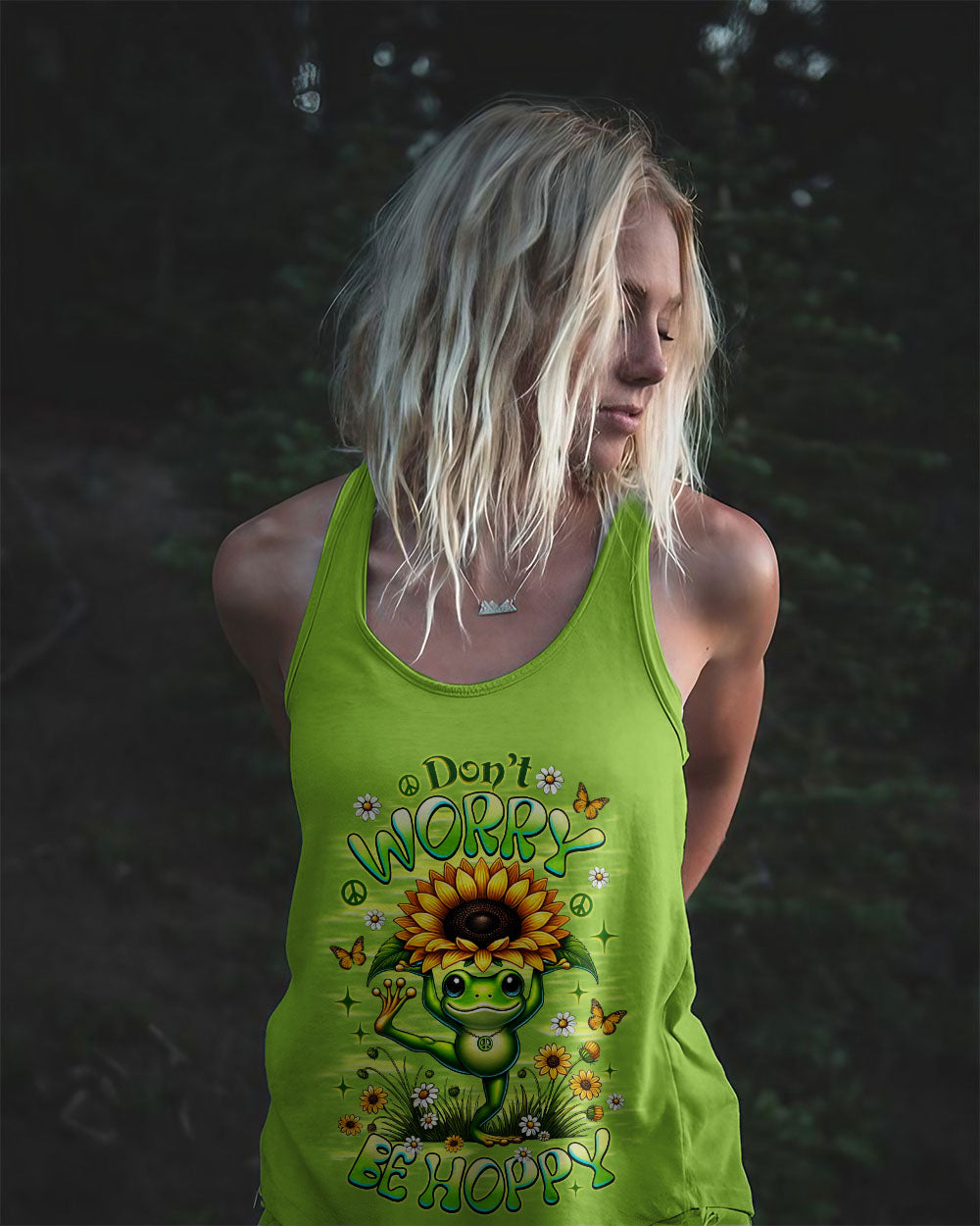 DON'T WORRY BE HOPPY FROG ALL OVER PRINT - TLNZ0207251