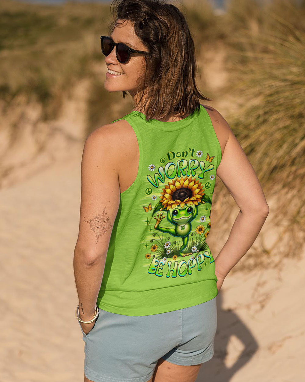 DON'T WORRY BE HOPPY FROG ALL OVER PRINT - TLNZ0207251