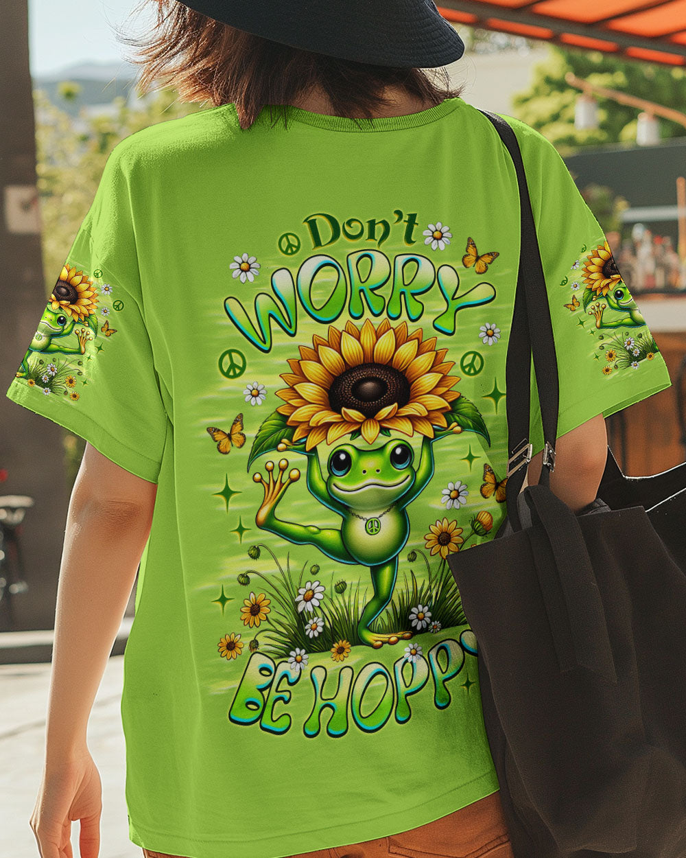 DON'T WORRY BE HOPPY FROG ALL OVER PRINT - TLNZ0207251