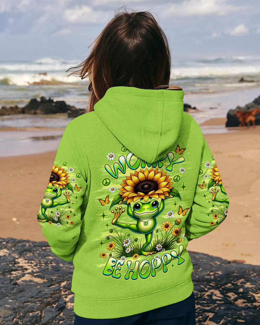 DON'T WORRY BE HOPPY FROG ALL OVER PRINT - TLNZ0207251