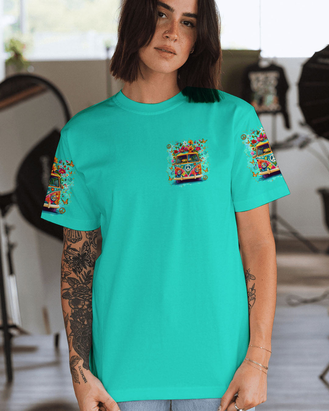 RUNNING AGAINST THE WIND FLORAL BUS ALL OVER PRINT  - TLNZ0304253