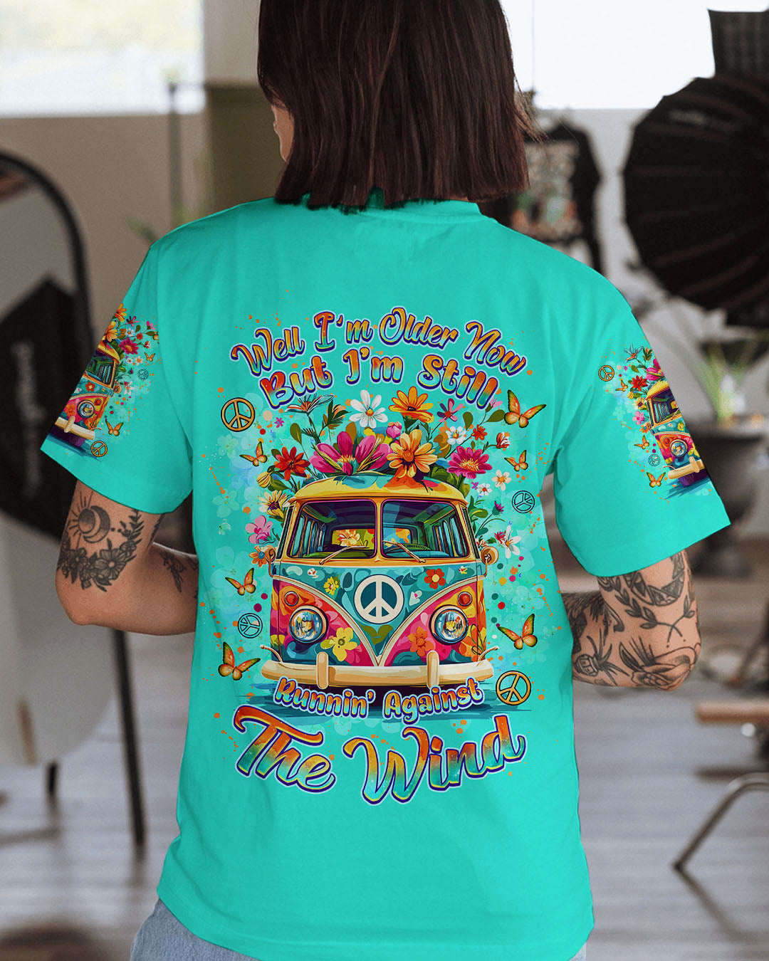 RUNNING AGAINST THE WIND FLORAL BUS ALL OVER PRINT  - TLNZ0304253