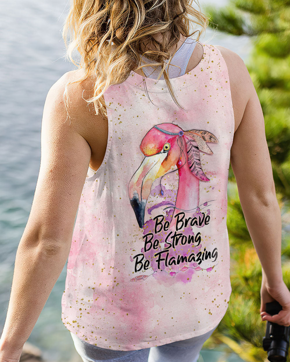 BE BRAVE BE STRONG BE FLAMAZING ALL OVER PRINT - TLNZ0307231