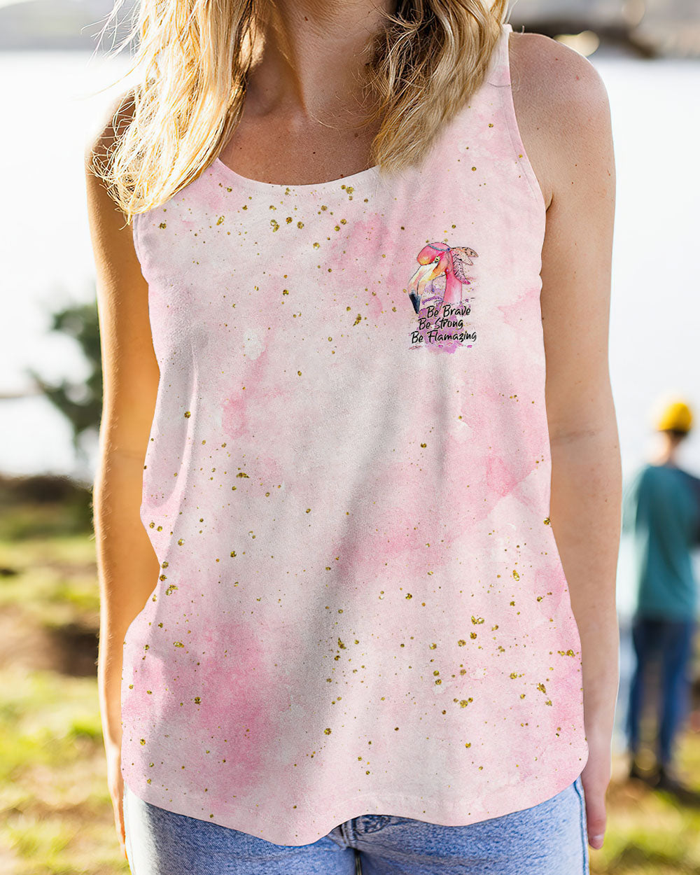 BE BRAVE BE STRONG BE FLAMAZING ALL OVER PRINT - TLNZ0307231