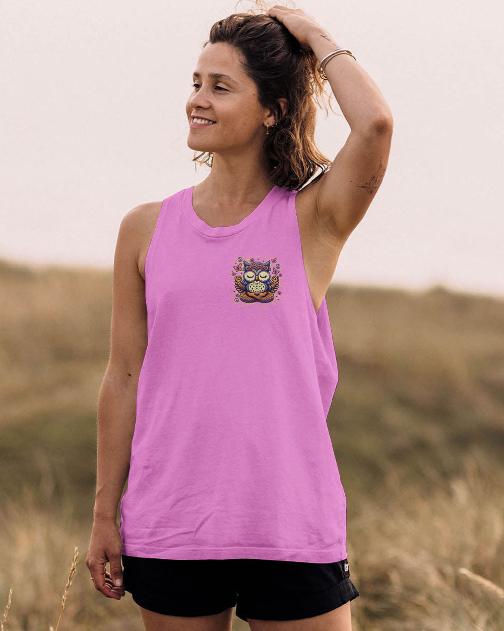 JUST BREATHE OWL ALL OVER PRINT - TLNZ0307251
