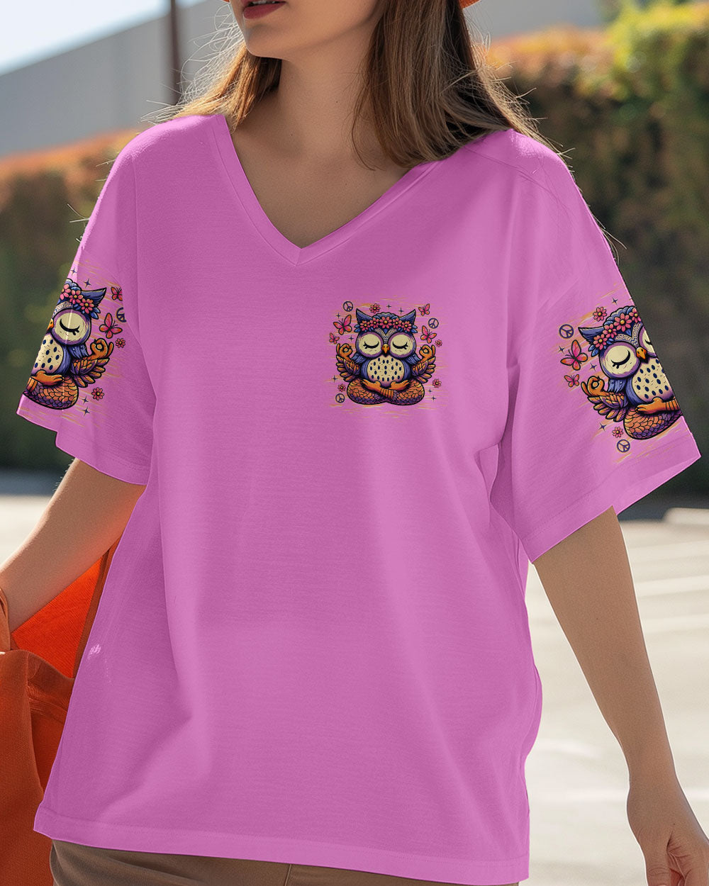 JUST BREATHE OWL ALL OVER PRINT - TLNZ0307251