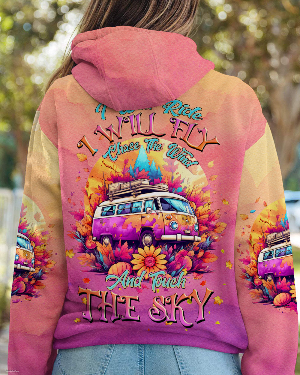 I WILL RIDE I WILL FLY AUTUMN ALL OVER PRINT - TLNZ0408231