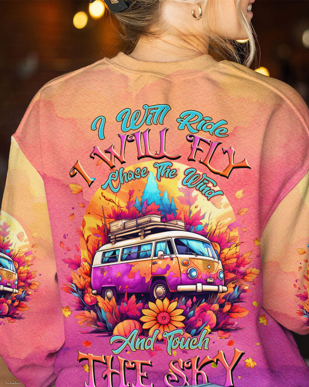 I WILL RIDE I WILL FLY AUTUMN ALL OVER PRINT - TLNZ0408231