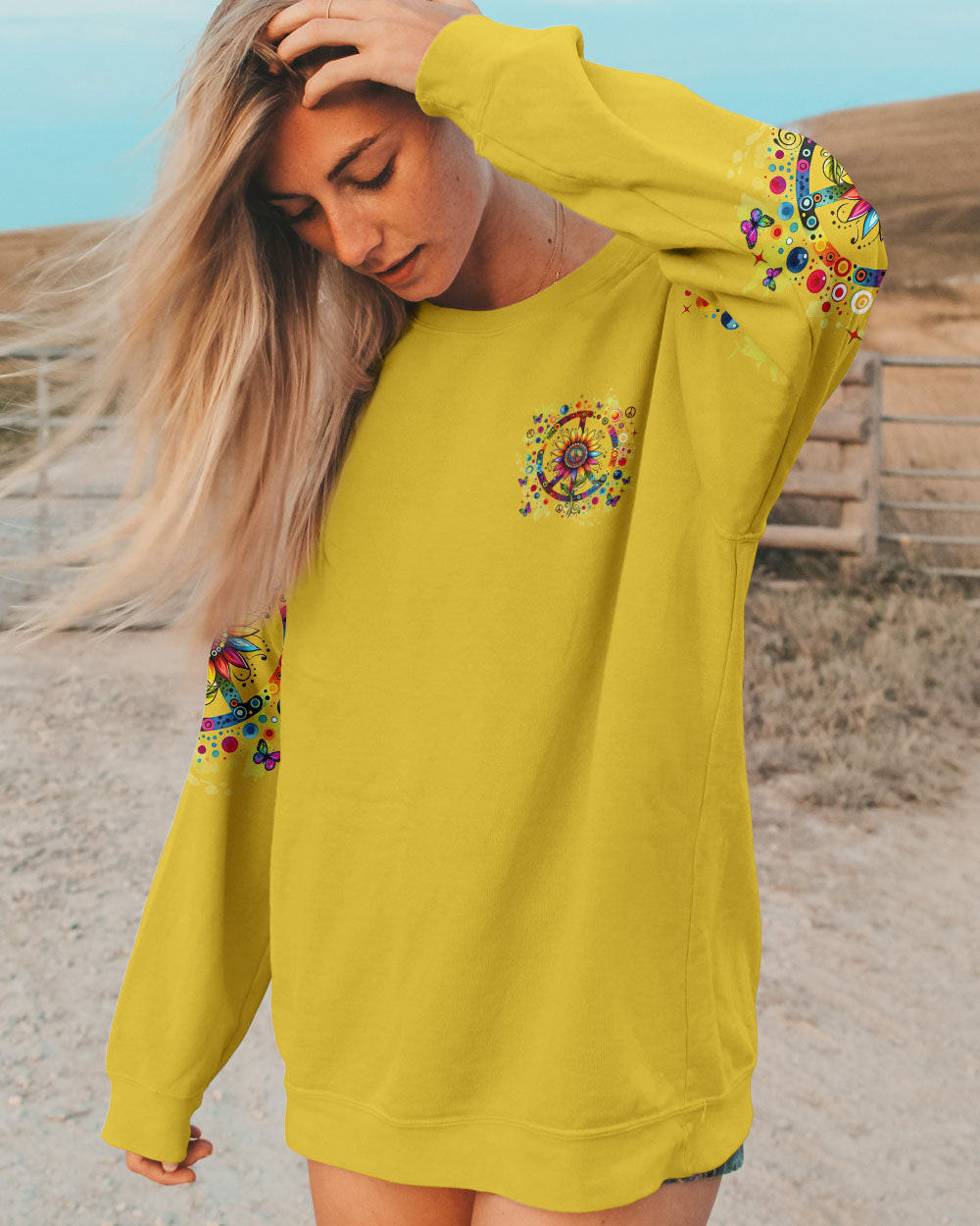 BE THE HIPPIE ALL OVER PRINT  - TLNZ0411243