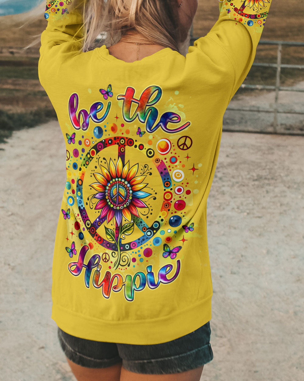 BE THE HIPPIE ALL OVER PRINT  - TLNZ0411243