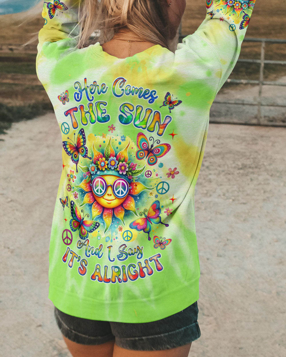 HERE COMES THE SUN ALL OVER PRINT - TLNZ0507241