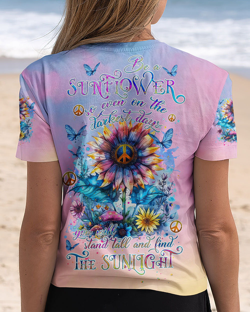 BE A SUNFLOWER ALL OVER PRINT - TLNZ0508241
