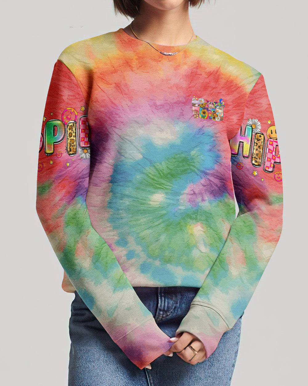 HIPPIE SOUL TIE DYE ALL OVER PRINT - TLNZ0509231