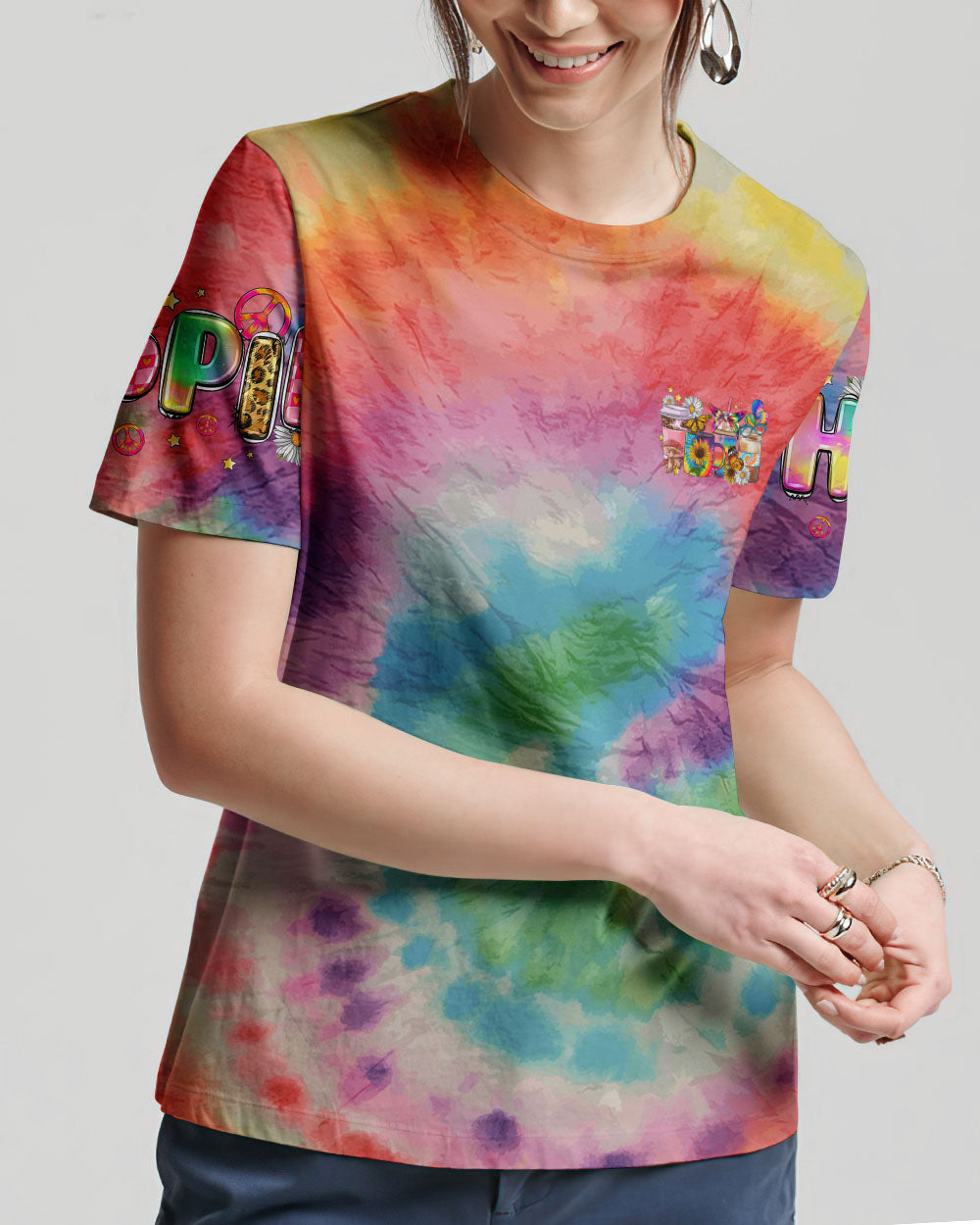 HIPPIE SOUL TIE DYE ALL OVER PRINT - TLNZ0509231