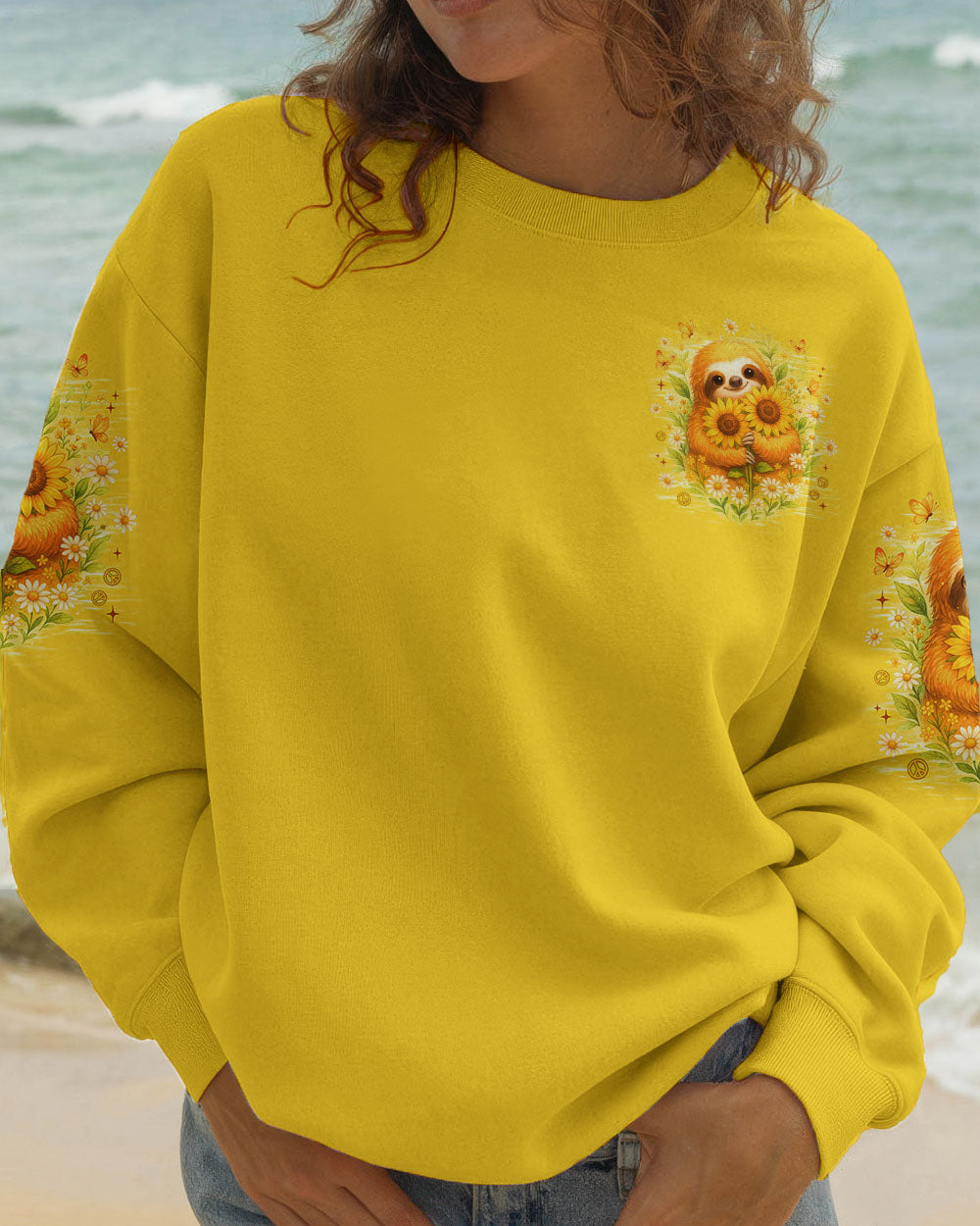 JUST BREATHE SLOTH ALL OVER PRINT - TLNZ0509253