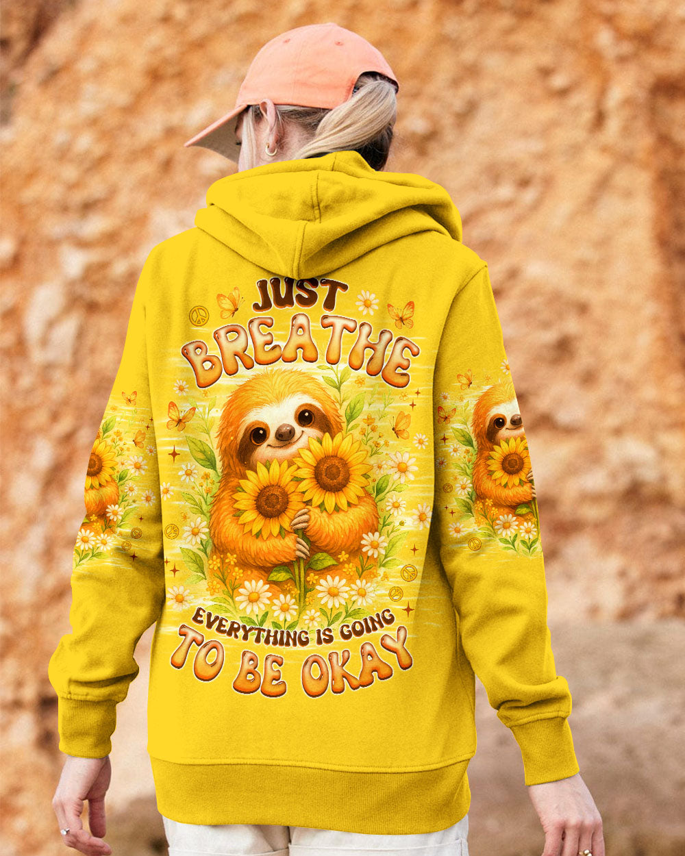 JUST BREATHE SLOTH ALL OVER PRINT - TLNZ0509253