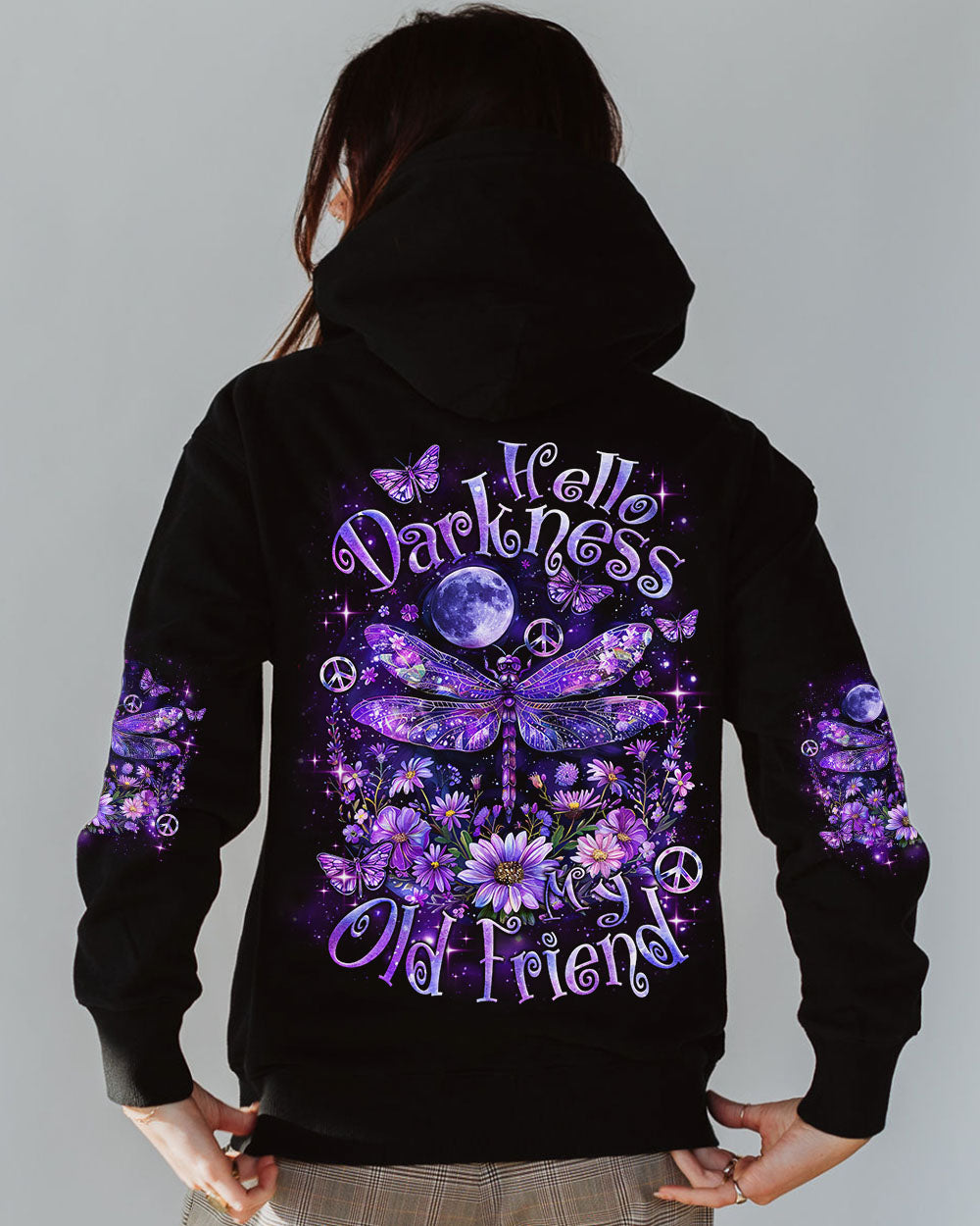 HELLO DARKNESS MY OLD FRIEND DRAGONFLY ALL OVER PRINT - TLNZ0603241