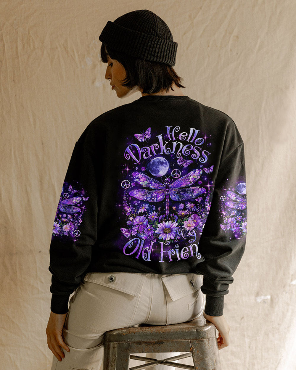 HELLO DARKNESS MY OLD FRIEND DRAGONFLY ALL OVER PRINT - TLNZ0603241